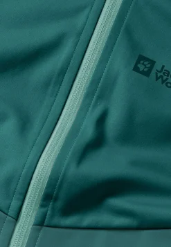 Jack Wolfskin Go Hike Softshell W|DAMES Wandelen|Voor- En Najaarsjacks/-Jassen