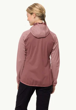 Jack Wolfskin Go Hike Softshell W|DAMES Wandelen|Voor- En Najaarsjacks/-Jassen