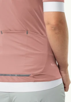 Jack Wolfskin Gravex Fz S|s W|DAMES Fietsen|Functionele Shirts