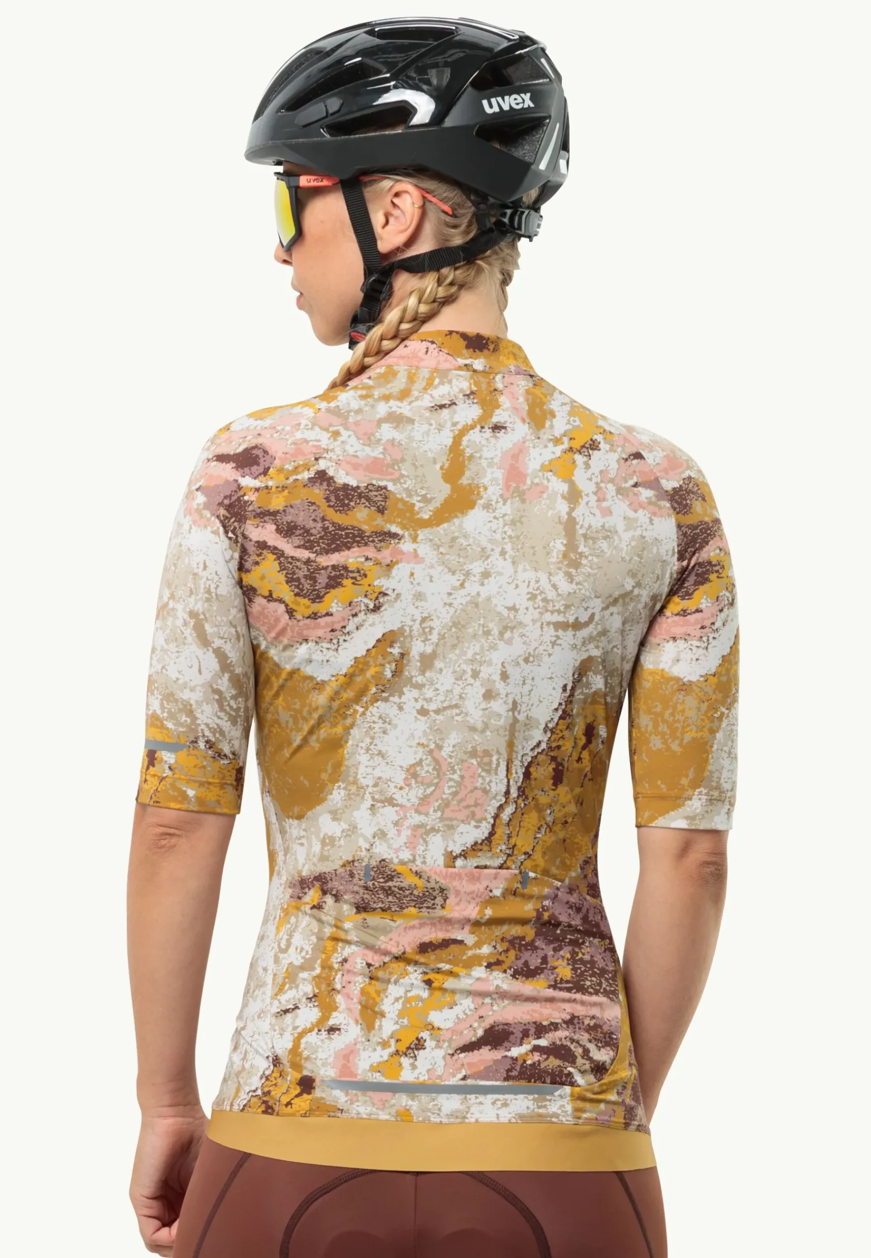 Jack Wolfskin Gravex Printed Fz S|s W|DAMES Functionele Shirts|T-Shirts & Longsleeves