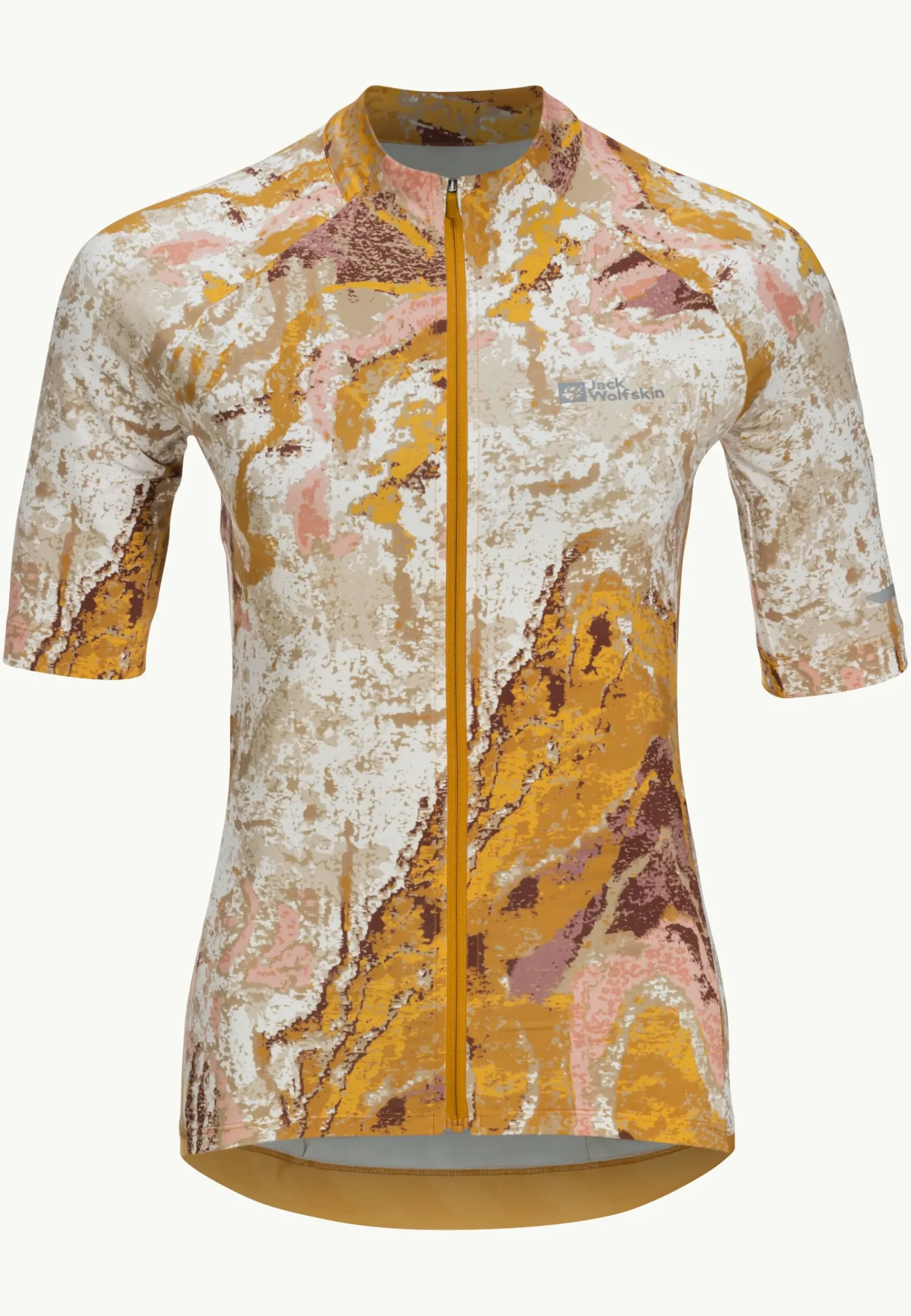 Jack Wolfskin Gravex Printed Fz S|s W|DAMES Functionele Shirts|T-Shirts & Longsleeves