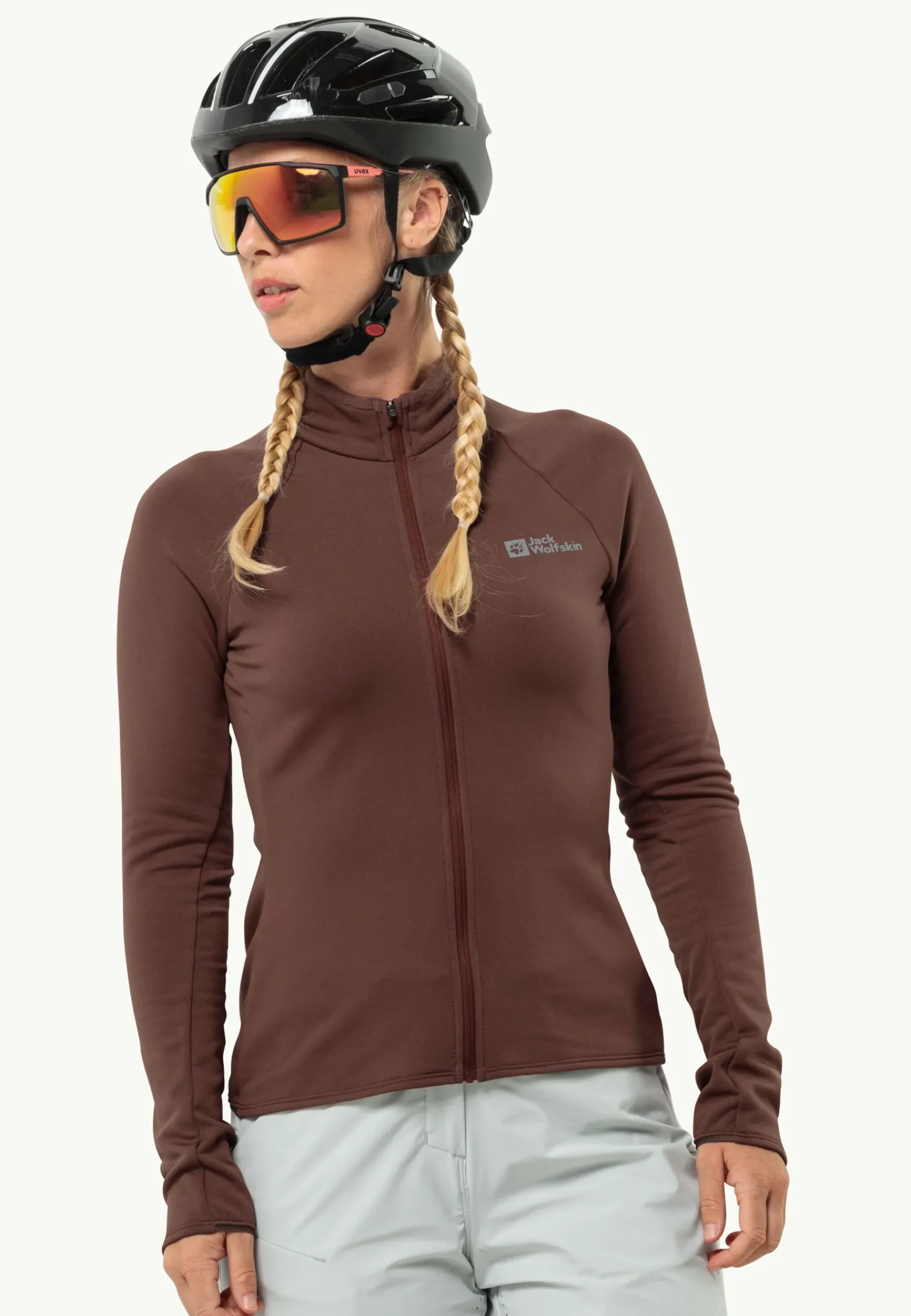 Jack Wolfskin Gravex Thermo Fz W|DAMES Fietsen|Fleece
