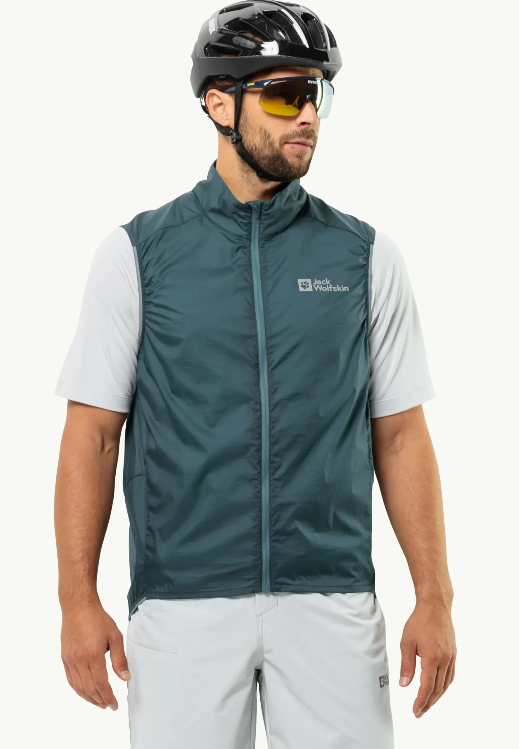 Jack Wolfskin Gravex Wind Vest M|Heren Fietsen|Voor- En Najaarsjacks/-Jassen