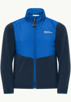 Jack Wolfskin Haldor Hybrid K|Kinderen Fleece|Fleece Jacks