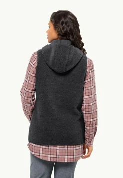 Jack Wolfskin High Curl Long Vest W|DAMES Lifestyle|Voor- En Najaarsjacks/-Jassen