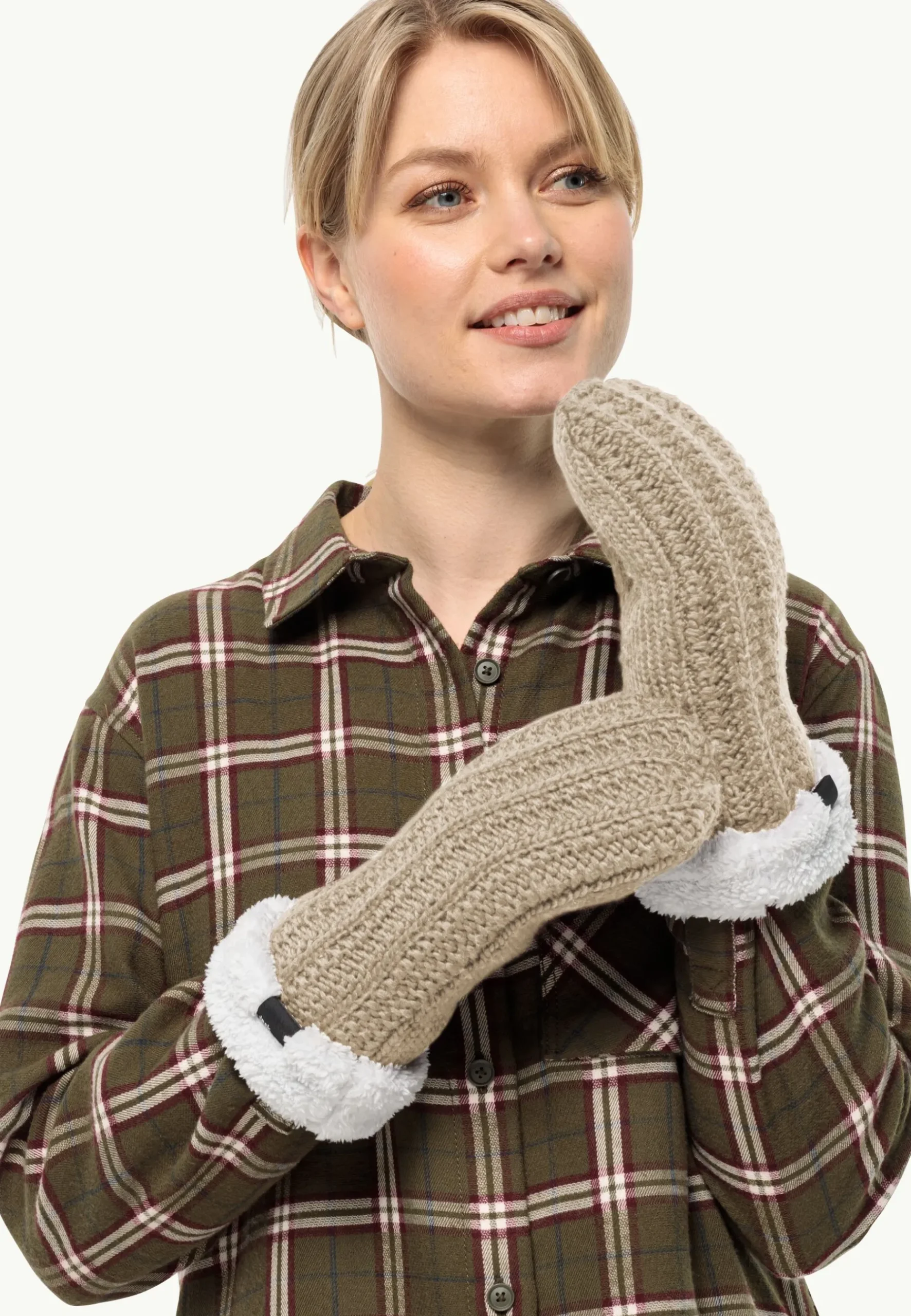 Jack Wolfskin Highloft Knit Mitten W|DAMES Lifestyle|Handschoenen