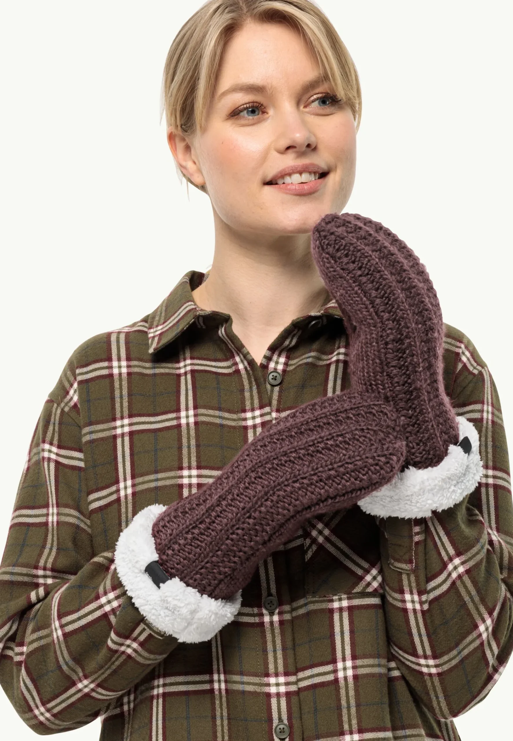 Jack Wolfskin Highloft Knit Mitten W|DAMES Lifestyle|Handschoenen