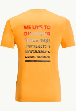 Jack Wolfskin Hiking S/s T M|Heren Wandelen|Functionele Shirts