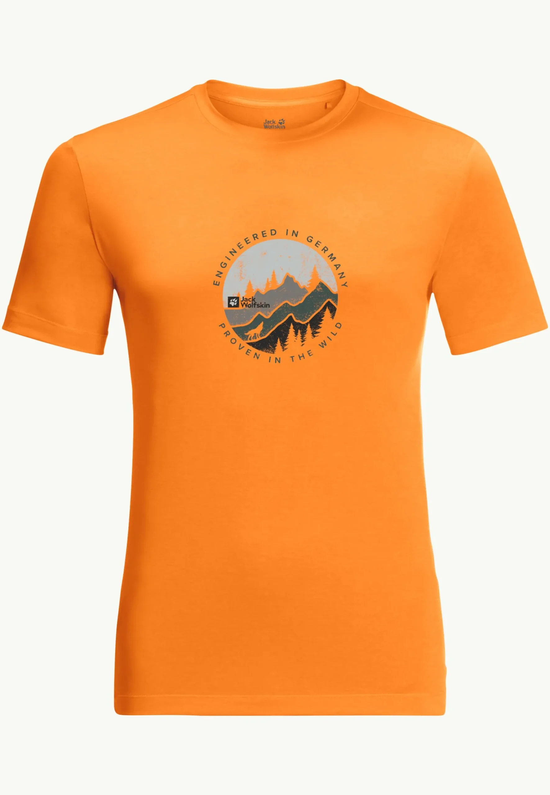 Jack Wolfskin Hiking S/s T M|Heren Wandelen|Functionele Shirts
