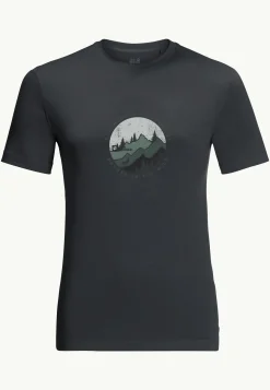 Jack Wolfskin Hiking S/s T M|Heren Wandelen|Functionele Shirts