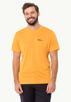 Jack Wolfskin Hiking S/s T M|Heren Wandelen|Functionele Shirts