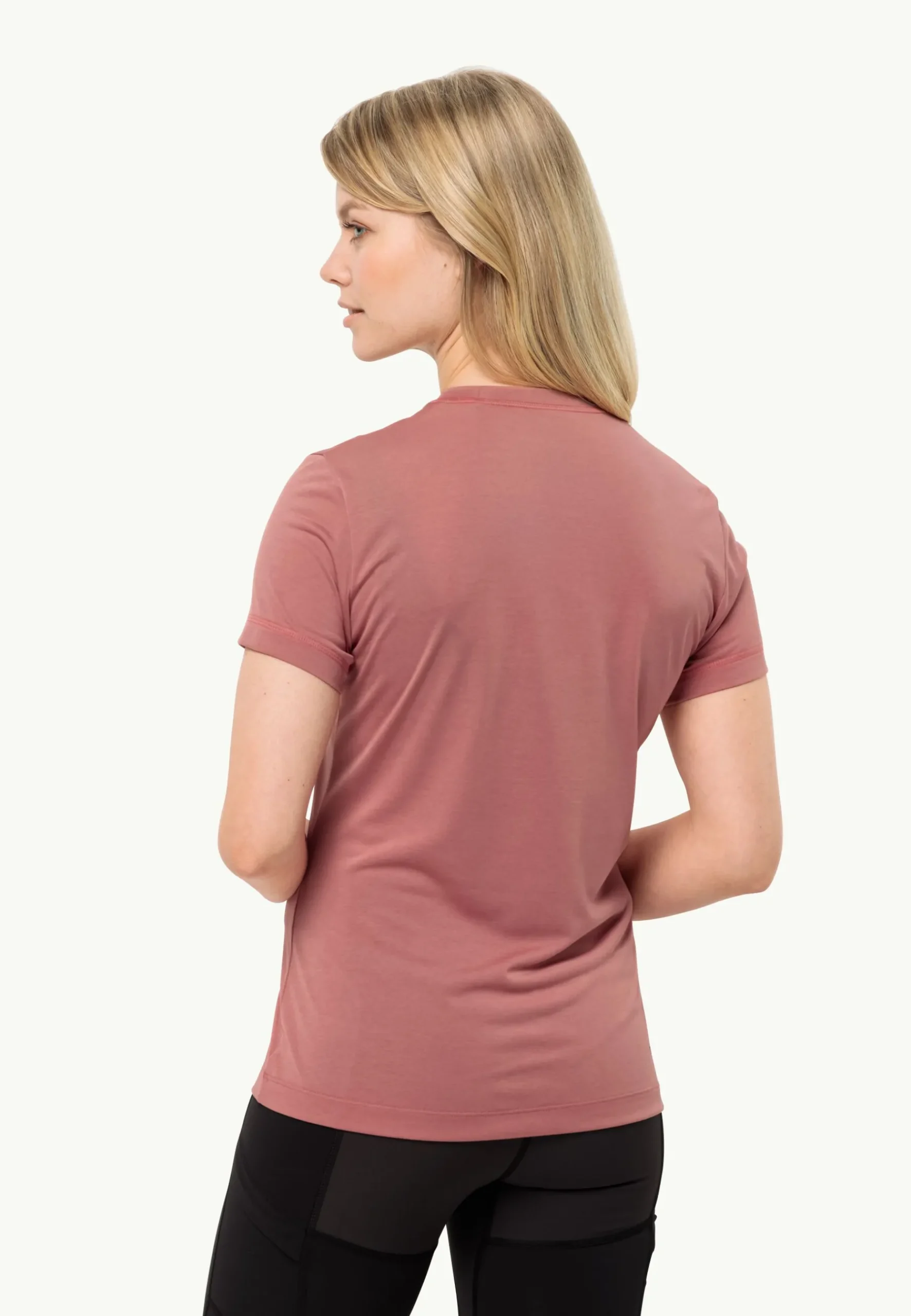 Jack Wolfskin Hiking S/s T W|DAMES Wandelen|Functionele Shirts
