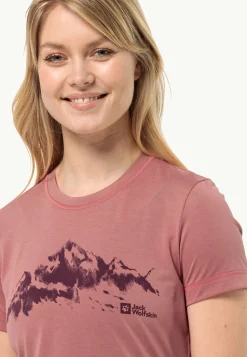 Jack Wolfskin Hiking S/s T W|DAMES Wandelen|Functionele Shirts
