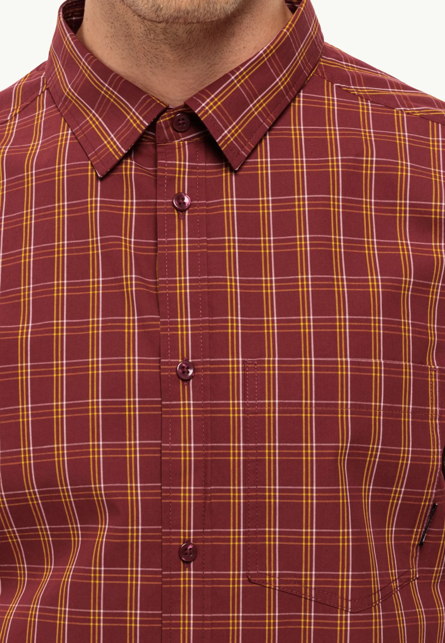 Jack Wolfskin Hot Springs Shirt M|Heren Lifestyle|Functionele Shirts