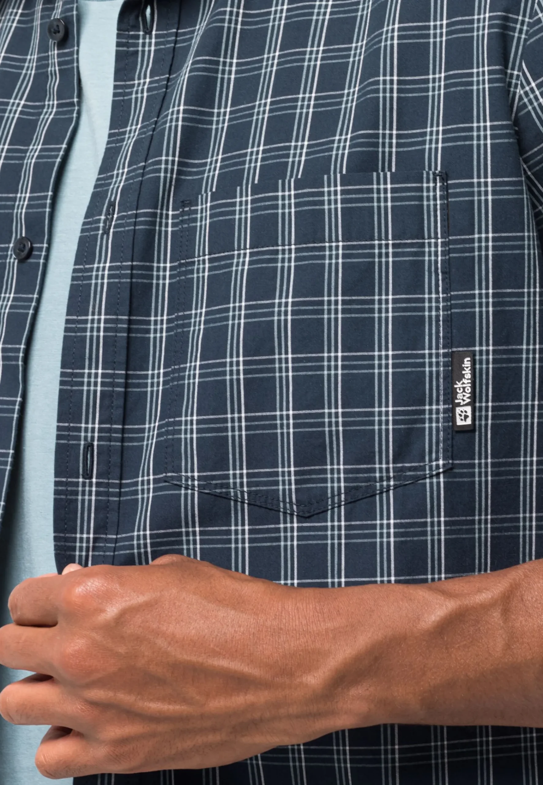 Jack Wolfskin Hot Springs Shirt M|Heren Lifestyle|Functionele Shirts