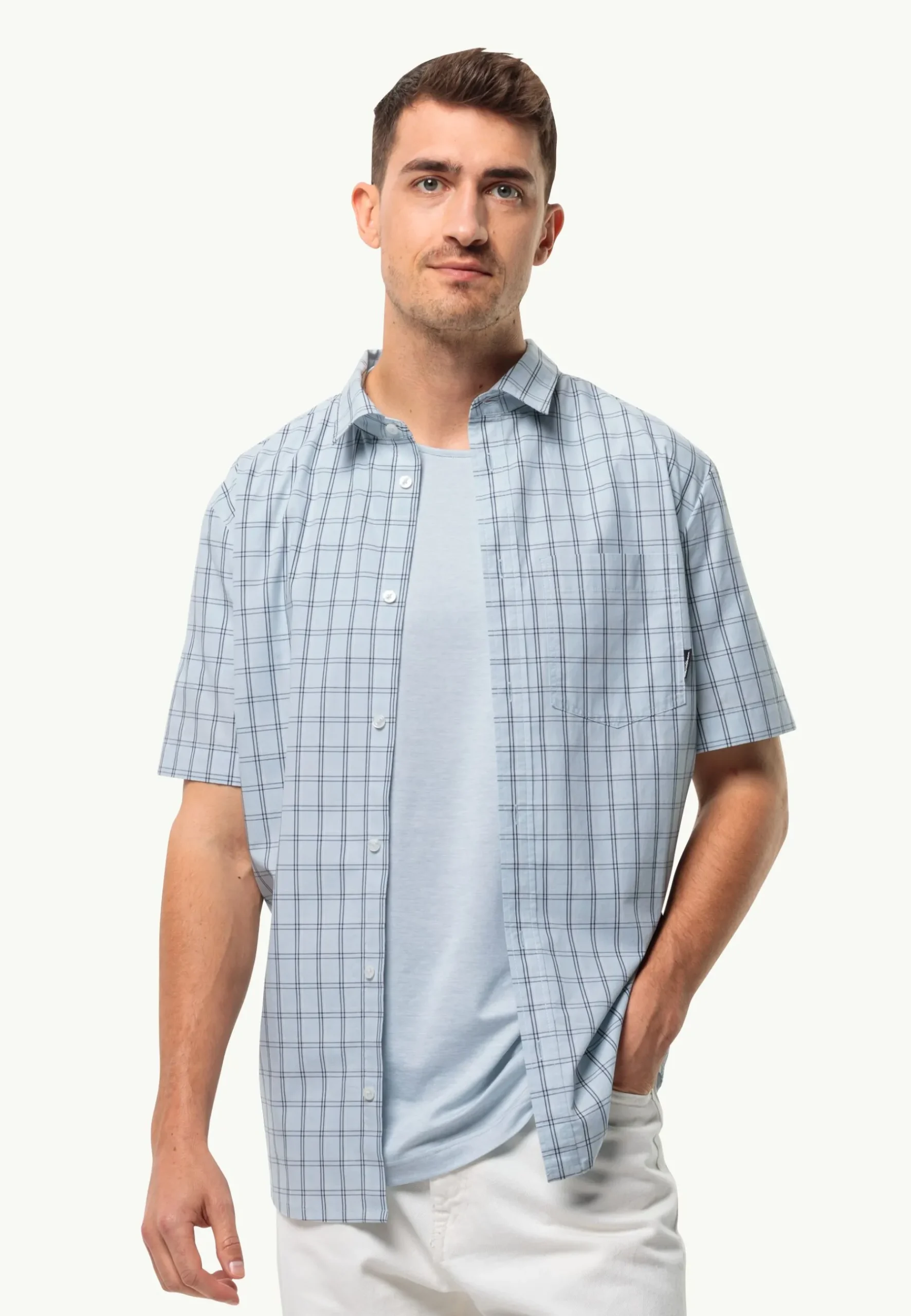 Jack Wolfskin Hot Springs Shirt M|Heren Lifestyle|Functionele Shirts