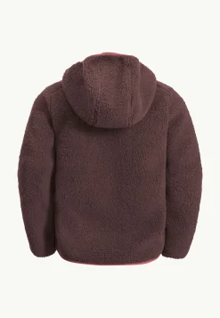 Jack Wolfskin Ice Curl Hood Jacket K|Kinderen Voor- En Najaarsjacks/-Jassen|Fleece