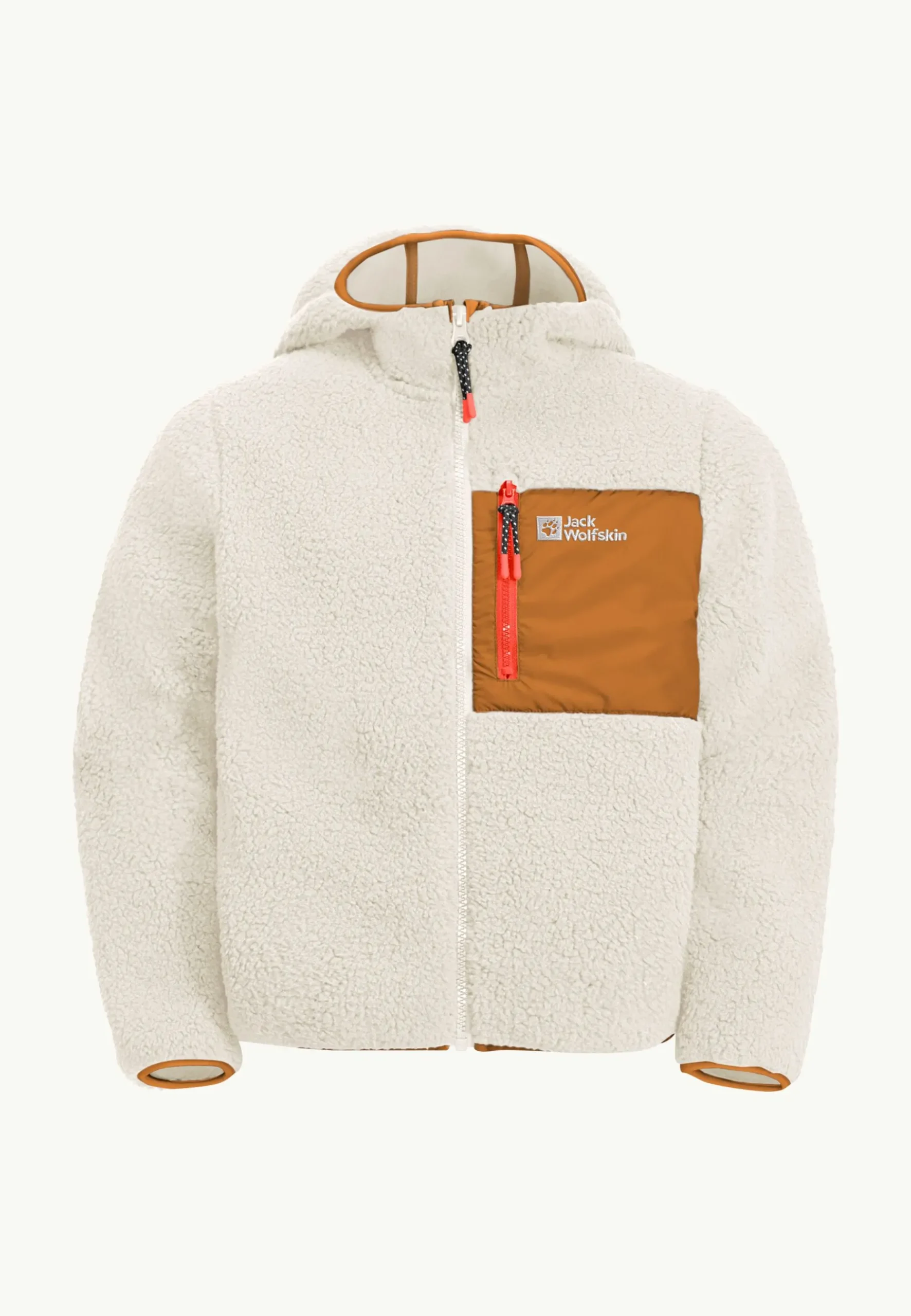 Jack Wolfskin Ice Curl Hood Jacket K|Kinderen Voor- En Najaarsjacks/-Jassen|Fleece
