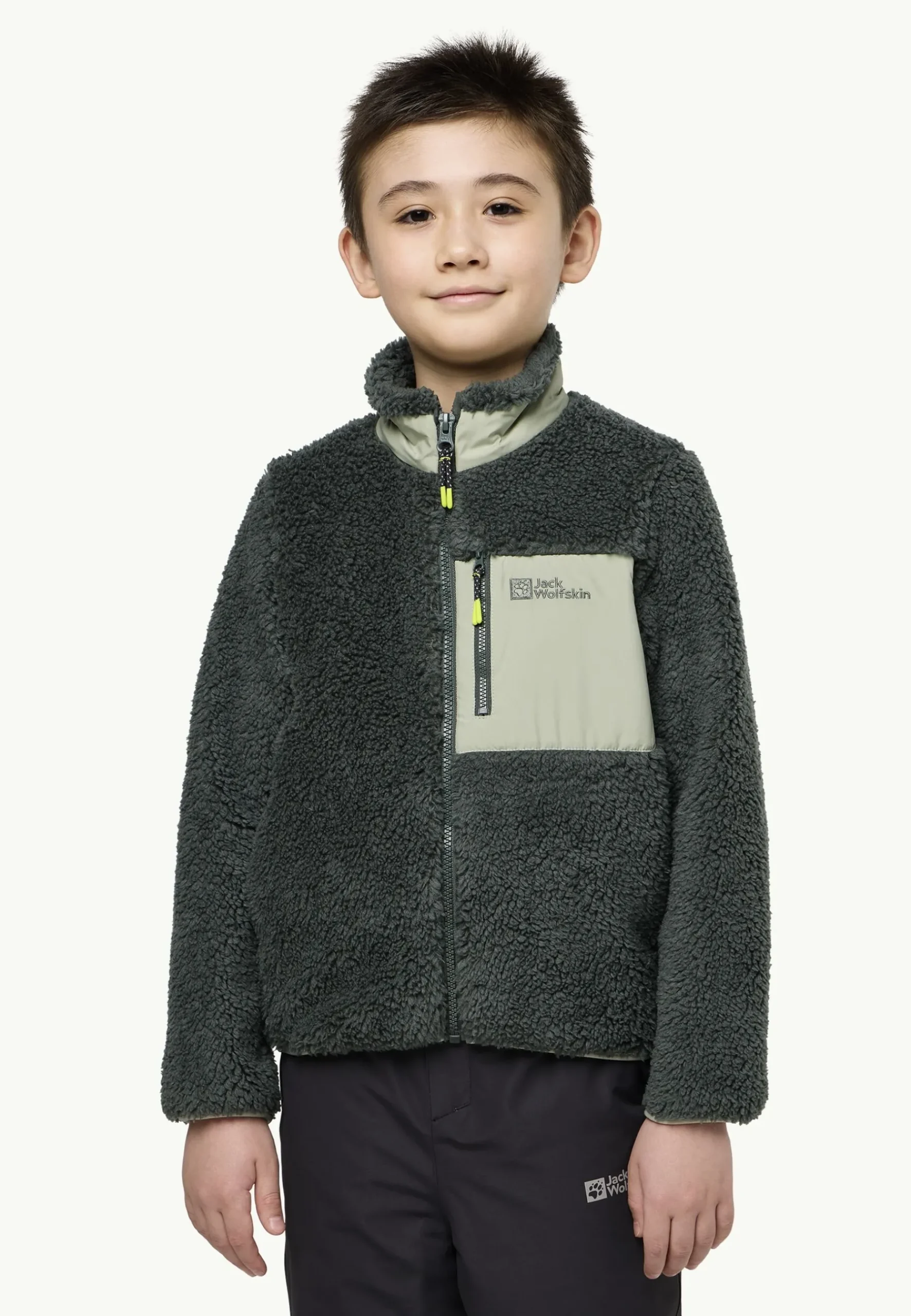 Jack Wolfskin Ice Curl Jacket K|Kinderen Voor- En Najaarsjacks/-Jassen|Fleece