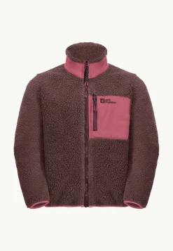 Jack Wolfskin Ice Curl Jacket K|Kinderen Voor- En Najaarsjacks/-Jassen|Fleece