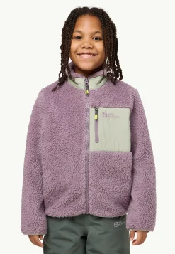 Jack Wolfskin Ice Curl Jacket K|Kinderen Voor- En Najaarsjacks/-Jassen|Fleece