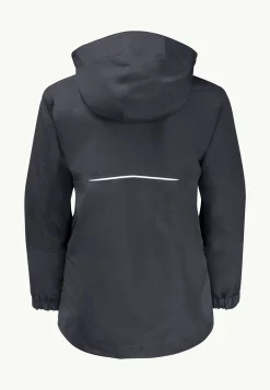 Jack Wolfskin Iceland 3in1 Jacket B|Kinderen Voor- En Najaarsjacks/-Jassen|Winterjacks
