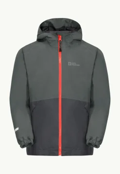 Jack Wolfskin Iceland 3in1 Jacket K|Kinderen Voor- En Najaarsjacks/-Jassen|Winterjacks