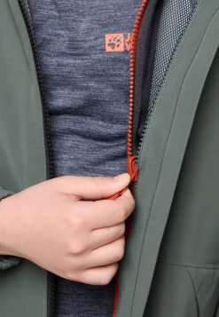 Jack Wolfskin Iceland 3in1 Jacket K|Kinderen Voor- En Najaarsjacks/-Jassen|Winterjacks
