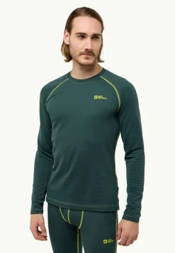 Jack Wolfskin Infinite Warm Ls M|Heren Ski|Functionele Shirts