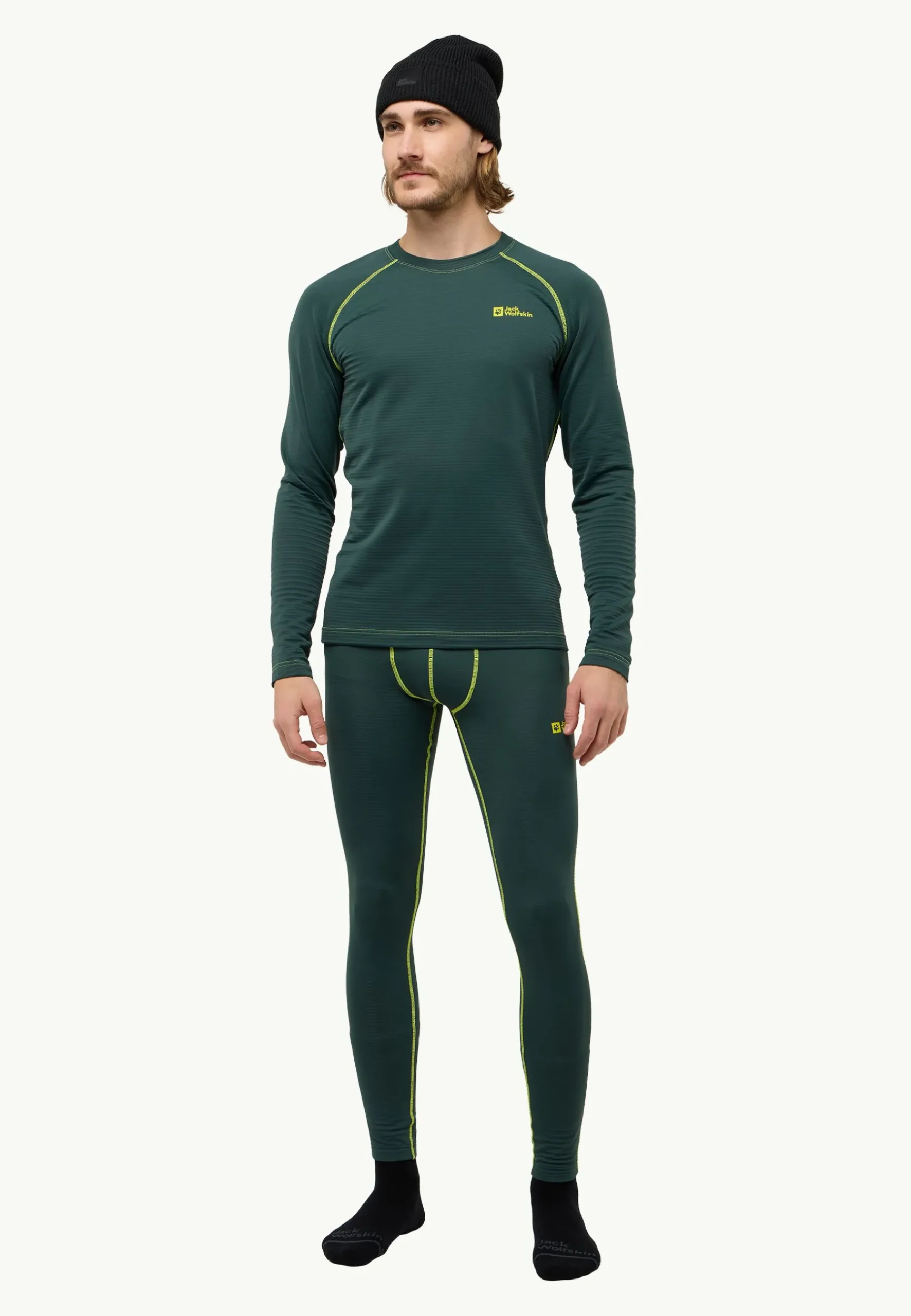 Jack Wolfskin Infinite Warm Ls M|Heren Ski|Functionele Shirts