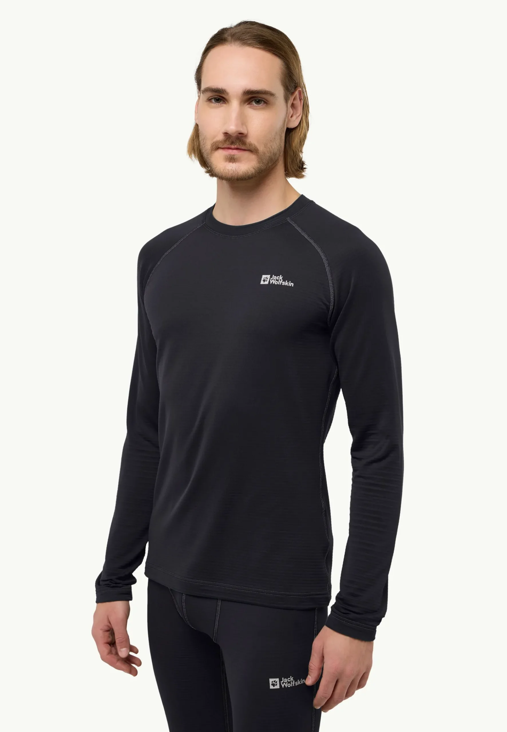 Jack Wolfskin Infinite Warm Ls M|Heren Ski|Functionele Shirts