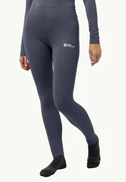 Jack Wolfskin Infinite Warm Pants W|DAMES Ski|Functioneel Ondergoed