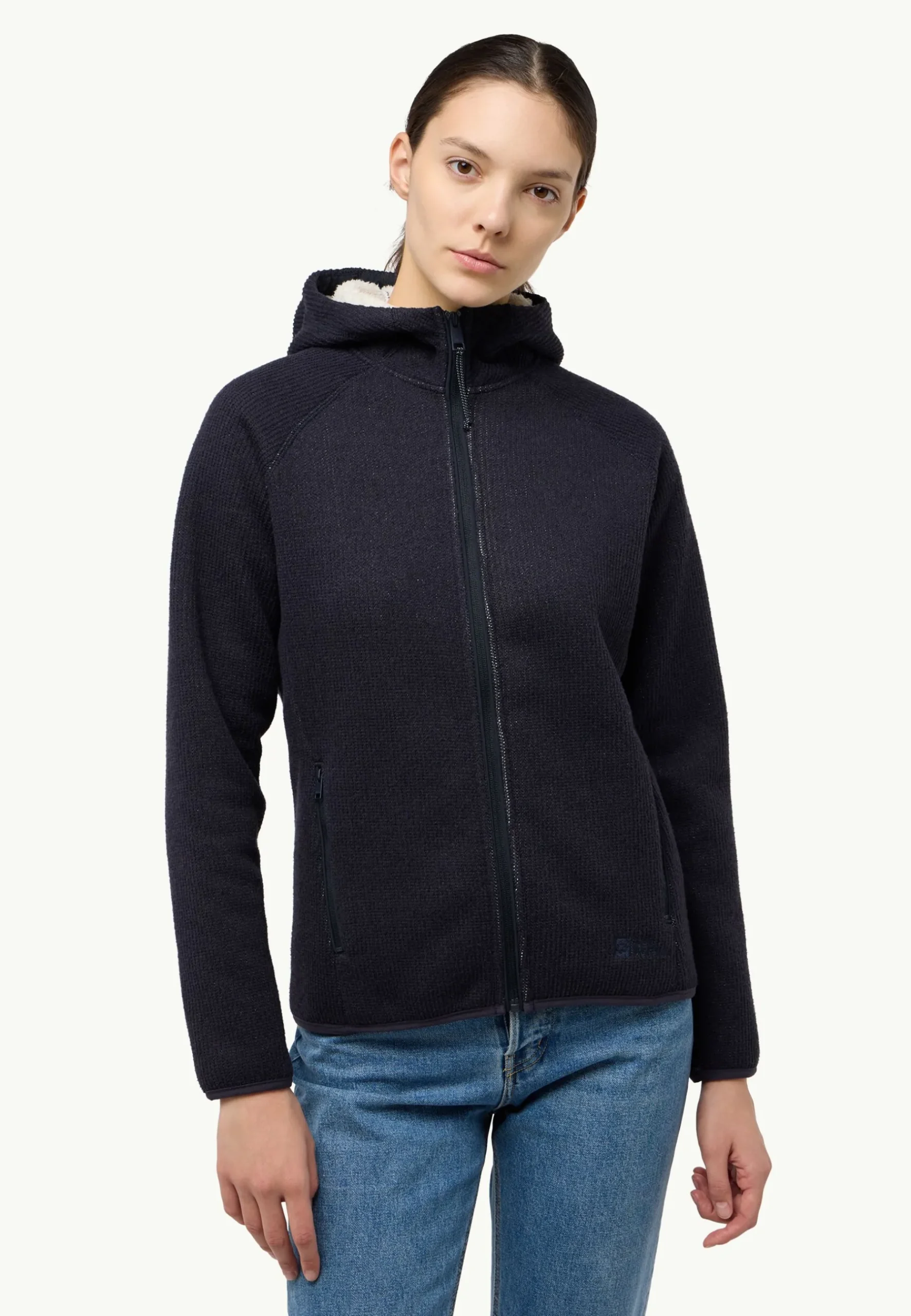 Jack Wolfskin Kaminfeuer Hooded Jkt W|DAMES Voor- En Najaarsjacks/-Jassen|Fleece