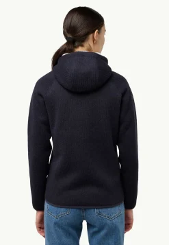 Jack Wolfskin Kaminfeuer Hooded Jkt W|DAMES Voor- En Najaarsjacks/-Jassen|Fleece