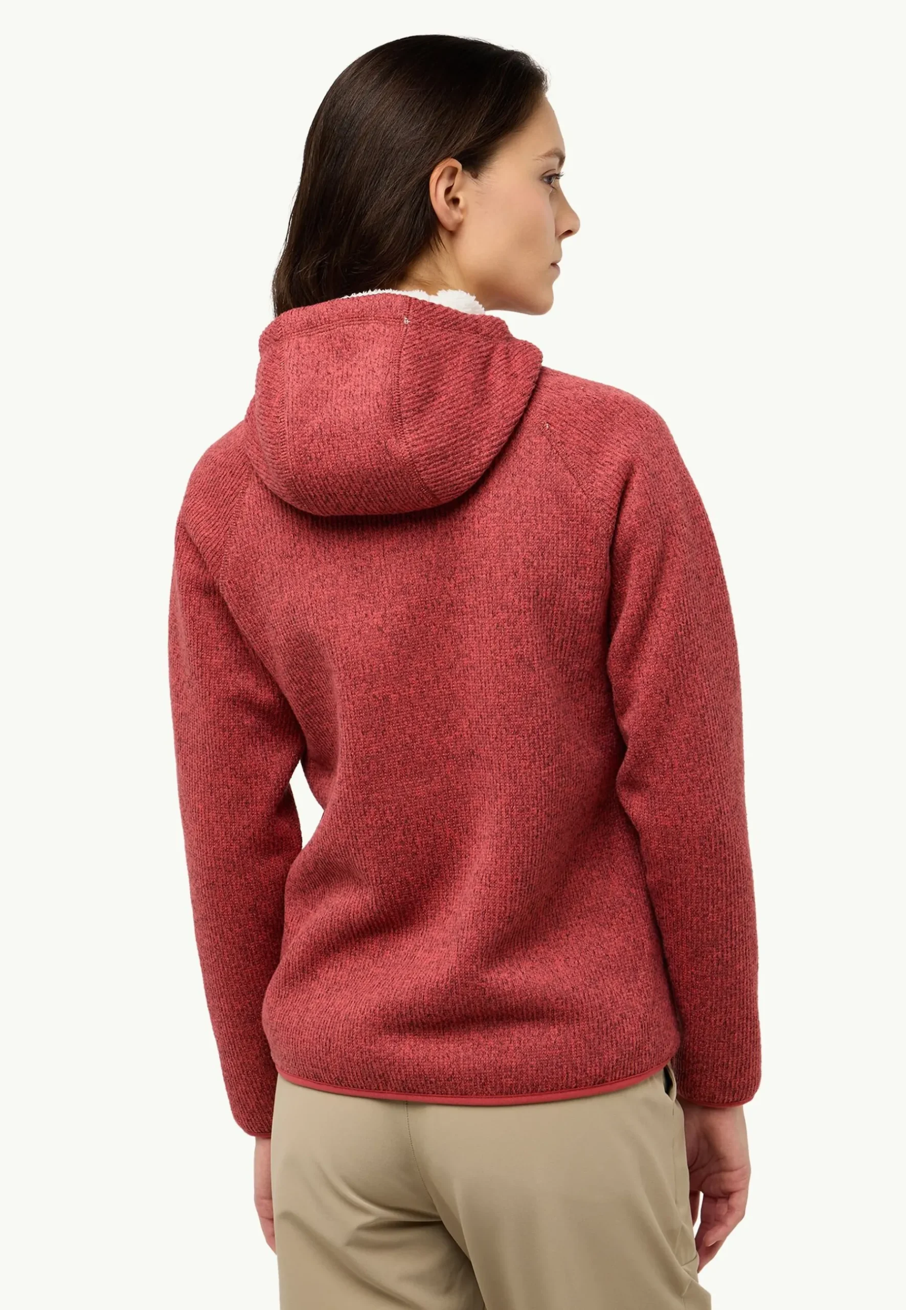 Jack Wolfskin Kaminfeuer Hooded Jkt W|DAMES Voor- En Najaarsjacks/-Jassen|Fleece