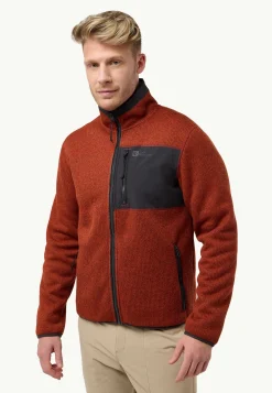 Jack Wolfskin Kaminfeuer Jkt M|Heren Fleece|Hoodies & Pullovers