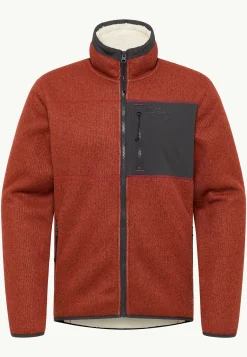 Jack Wolfskin Kaminfeuer Jkt M|Heren Fleece|Hoodies & Pullovers