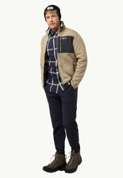 Jack Wolfskin Kaminfeuer Jkt M|Heren Fleece|Hoodies & Pullovers