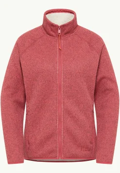 Jack Wolfskin Kaminfeuer Jkt W|DAMES Voor- En Najaarsjacks/-Jassen|Fleece
