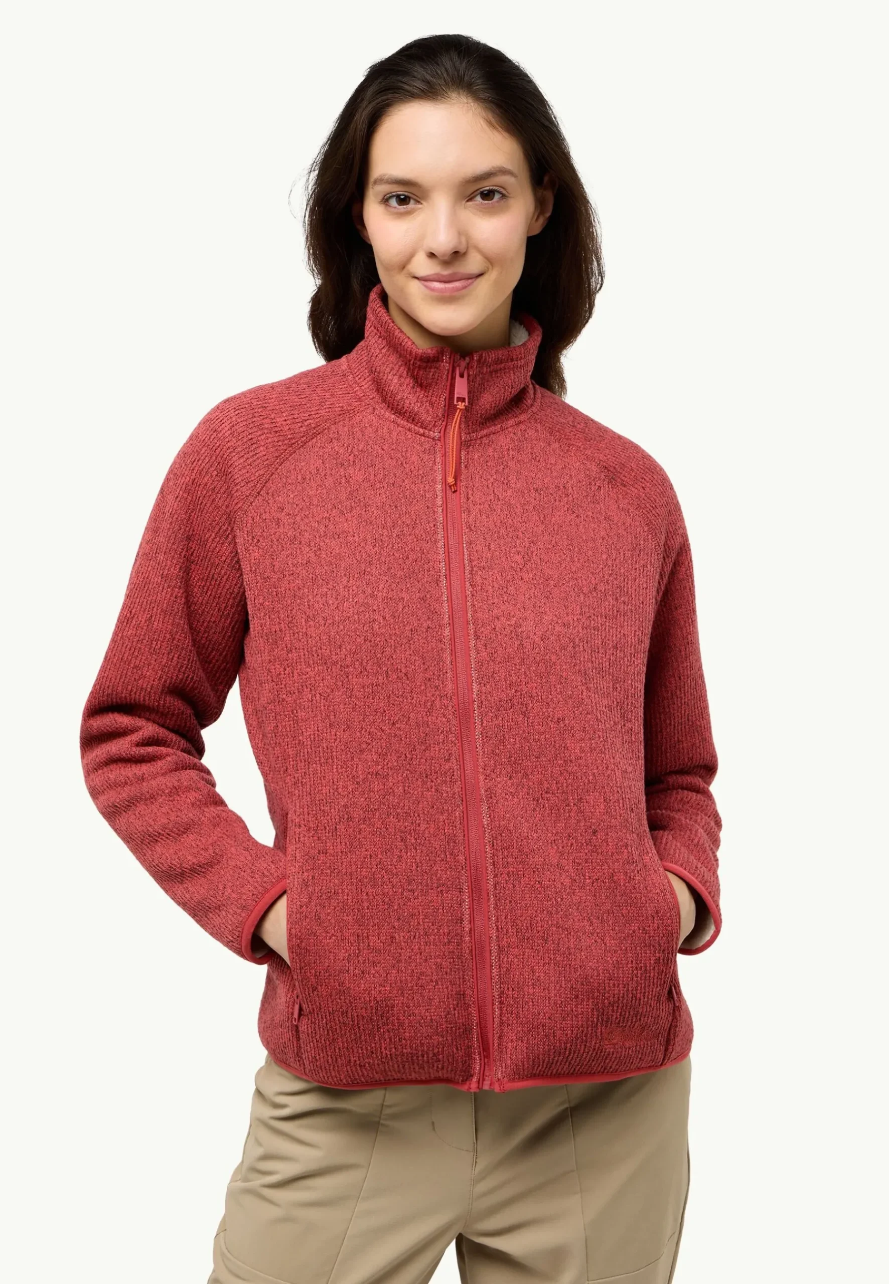 Jack Wolfskin Kaminfeuer Jkt W|DAMES Voor- En Najaarsjacks/-Jassen|Fleece