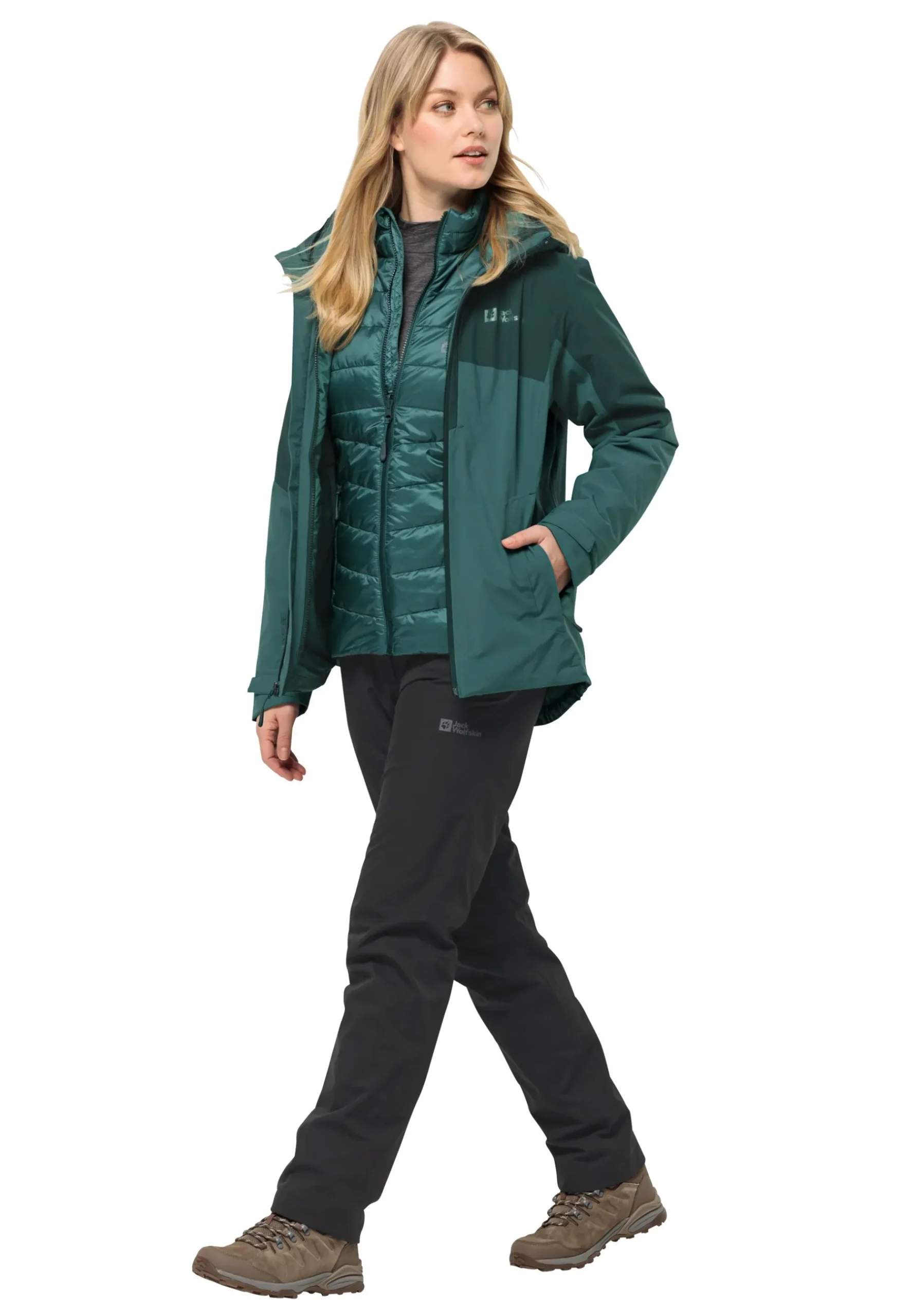 Jack Wolfskin Kammweg L/s W|DAMES Wandelen|Trekking