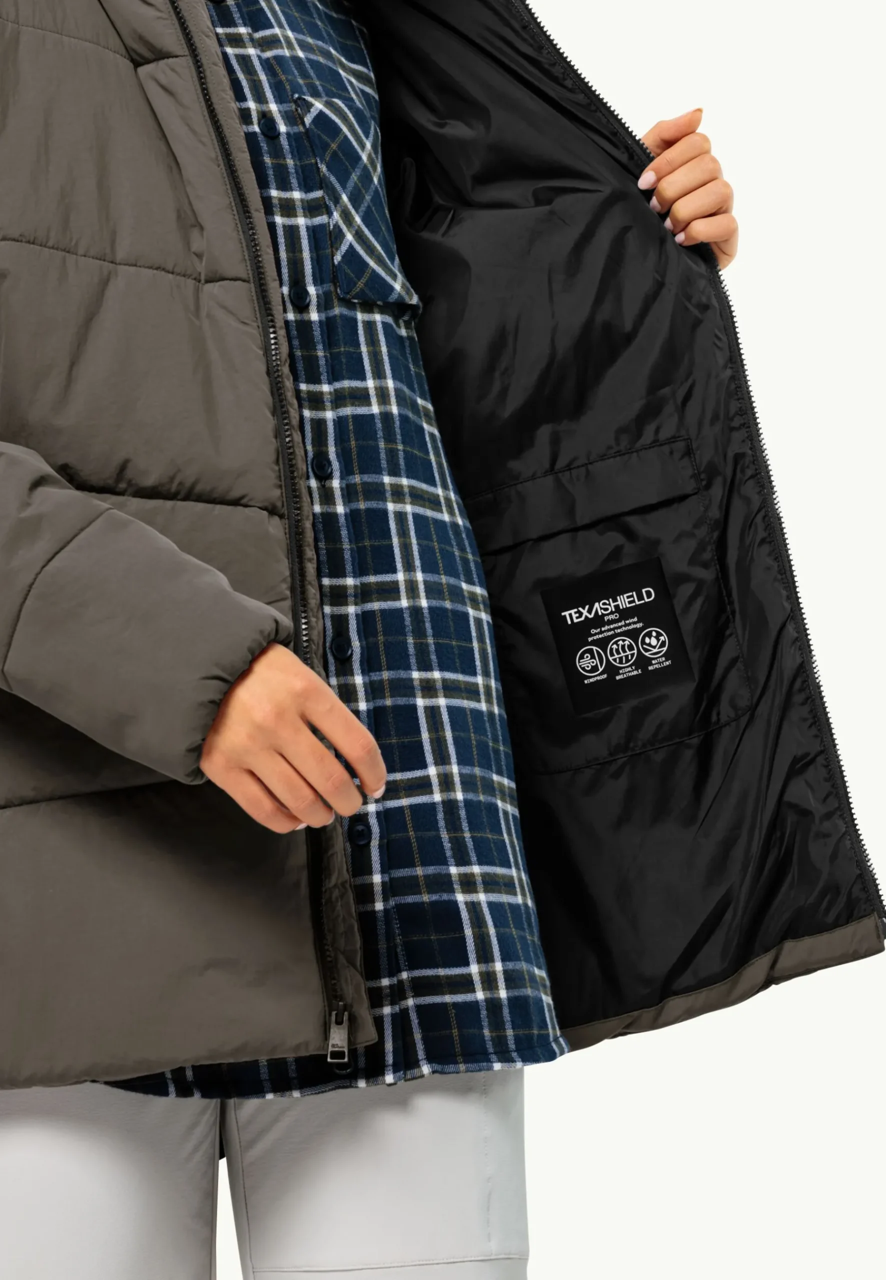 Jack Wolfskin Karolinger Long Jkt W|DAMES Lifestyle|Voor- En Najaarsjacks/-Jassen