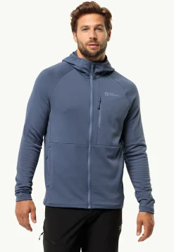 Jack Wolfskin Kolbenberg Hooded Fz M|Heren Wandelen|Voor- En Najaarsjacks/-Jassen