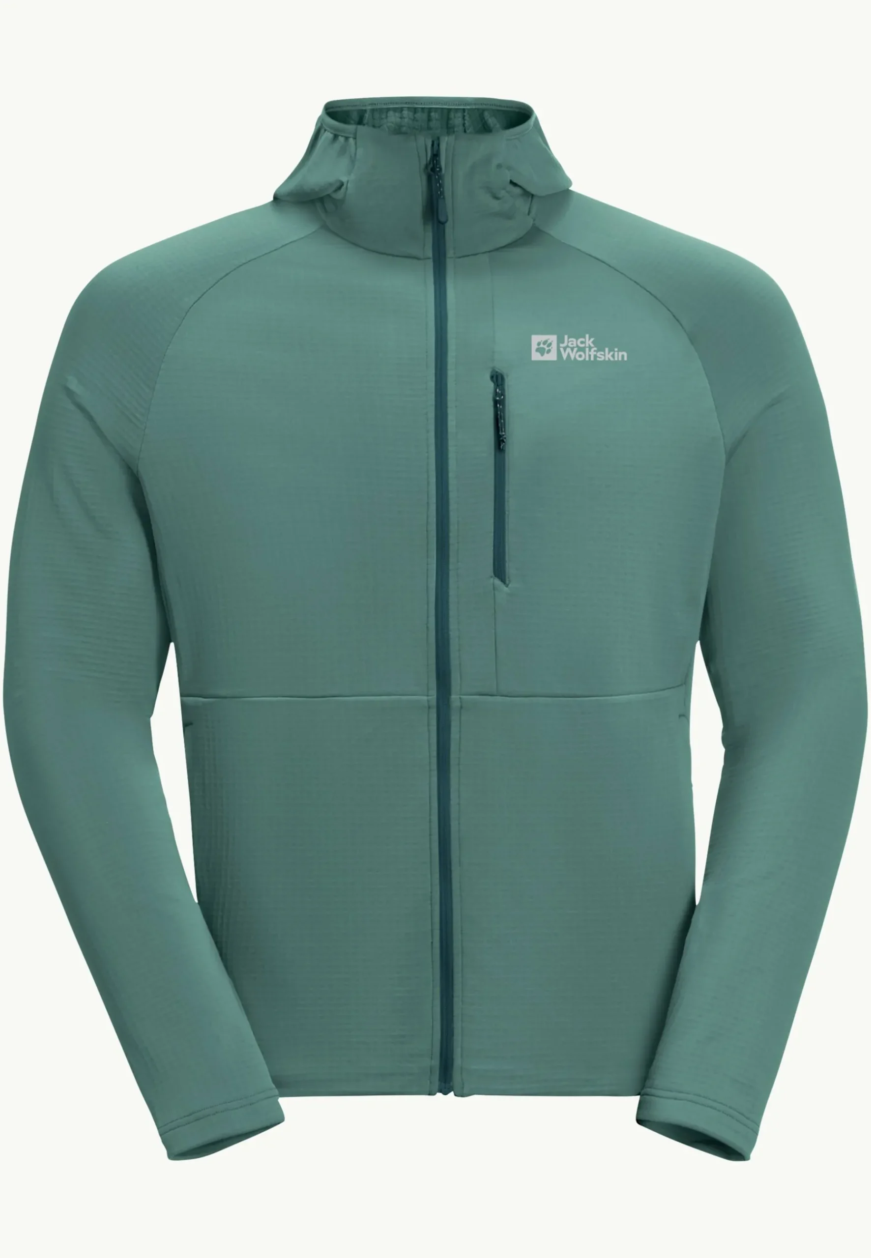 Jack Wolfskin Kolbenberg Hooded Fz M|Heren Wandelen|Voor- En Najaarsjacks/-Jassen