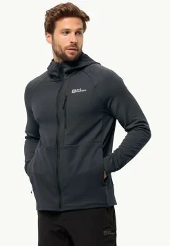 Jack Wolfskin Kolbenberg Hooded Fz M|Heren Wandelen|Voor- En Najaarsjacks/-Jassen