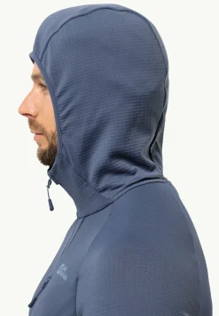 Jack Wolfskin Kolbenberg Hooded Fz M|Heren Wandelen|Voor- En Najaarsjacks/-Jassen