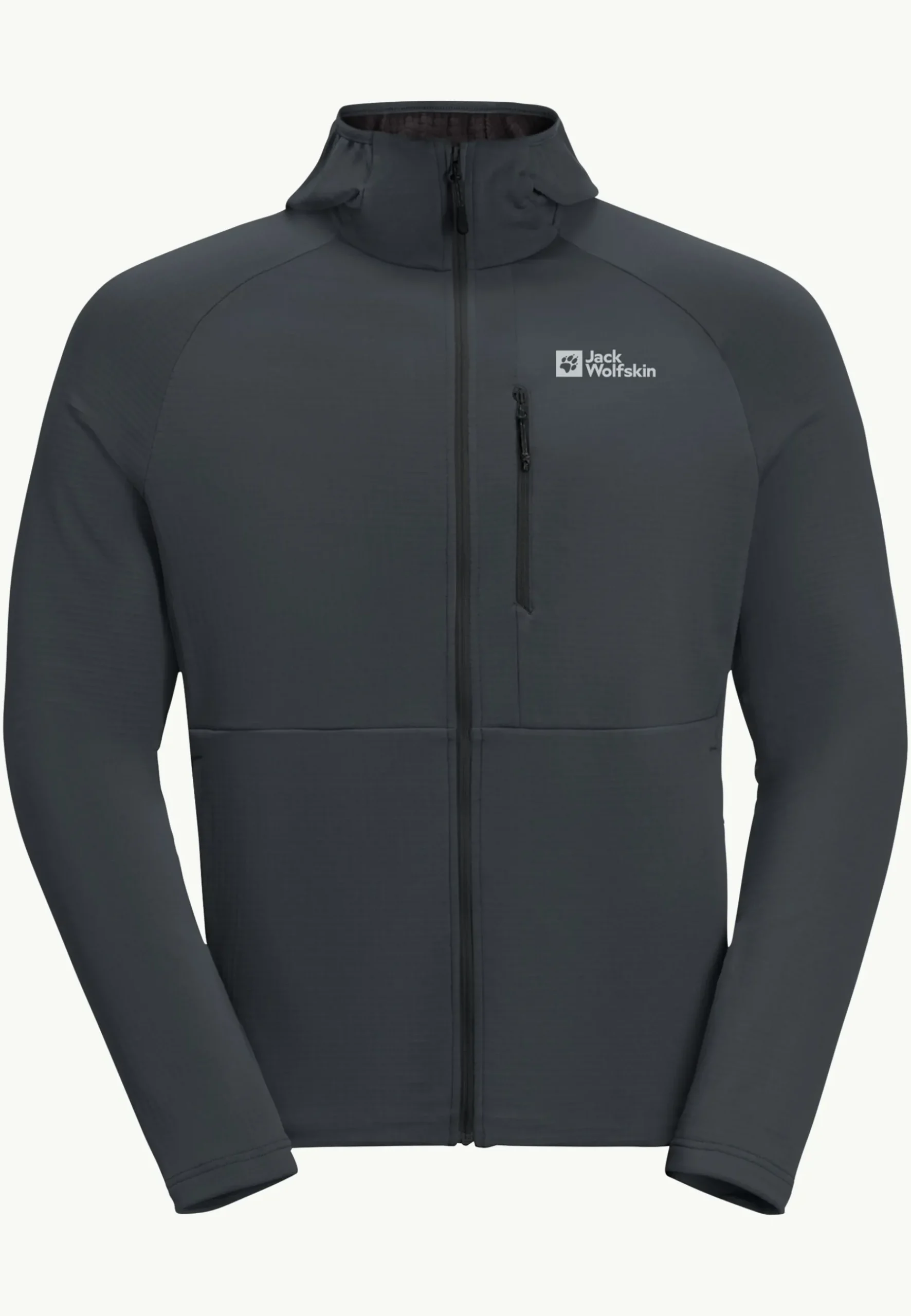 Jack Wolfskin Kolbenberg Hooded Fz M|Heren Wandelen|Voor- En Najaarsjacks/-Jassen