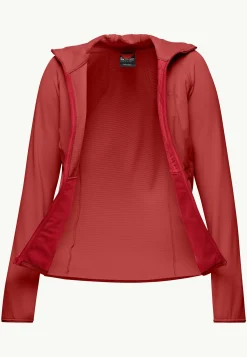 Jack Wolfskin Kolbenberg Hooded Fz W|DAMES Wandelen|Voor- En Najaarsjacks/-Jassen