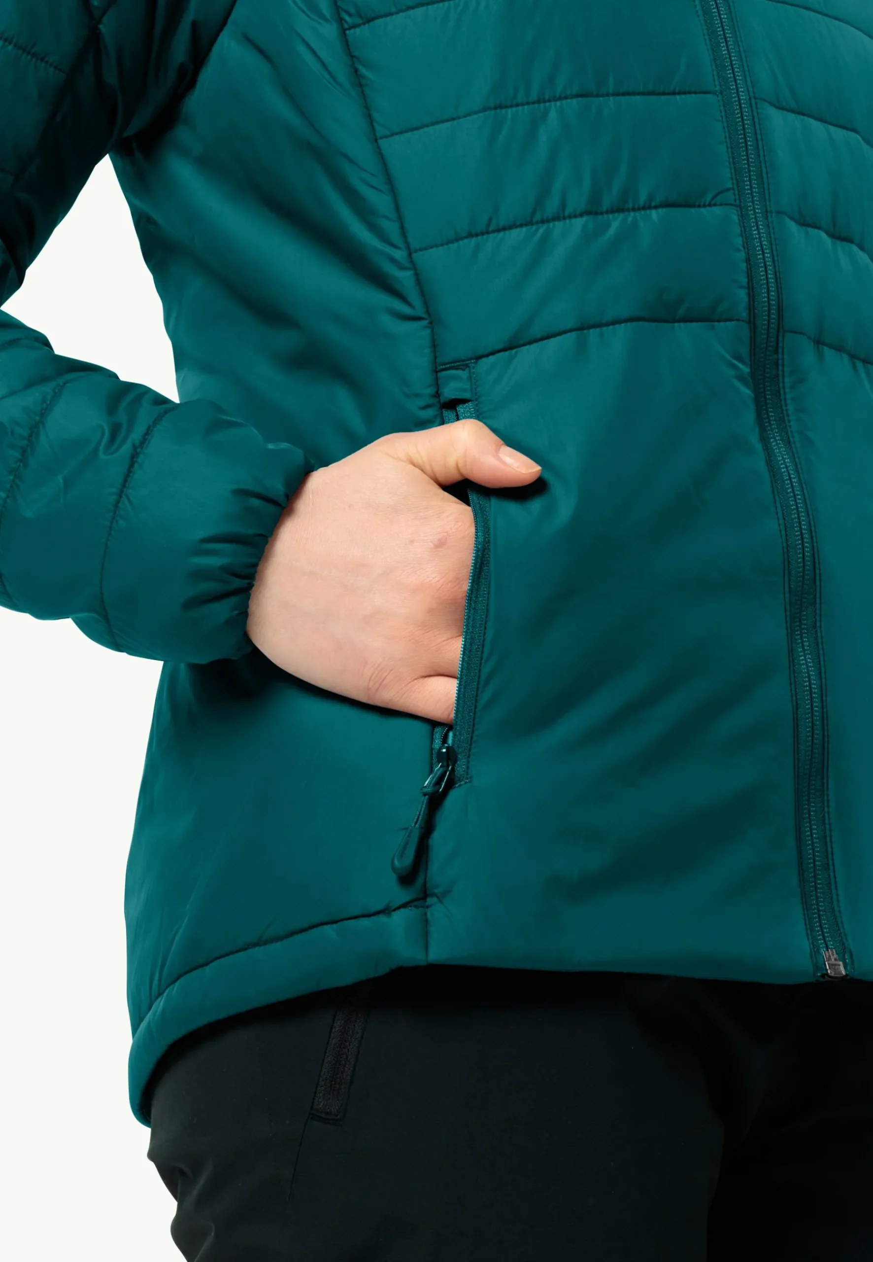 Jack Wolfskin Lapawa Ins Hoody W|DAMES Wandelen|Voor- En Najaarsjacks/-Jassen