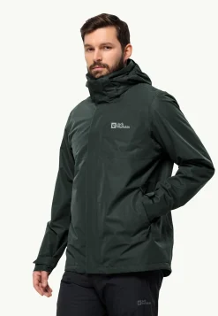 Jack Wolfskin Luntal 3in1 Jkt M|Heren Wandelen|Voor- En Najaarsjacks/-Jassen